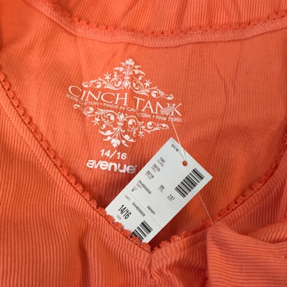 Lot of 2 Avenue Cinch Tank Tops Size 14/16 - Picture 7 of 7